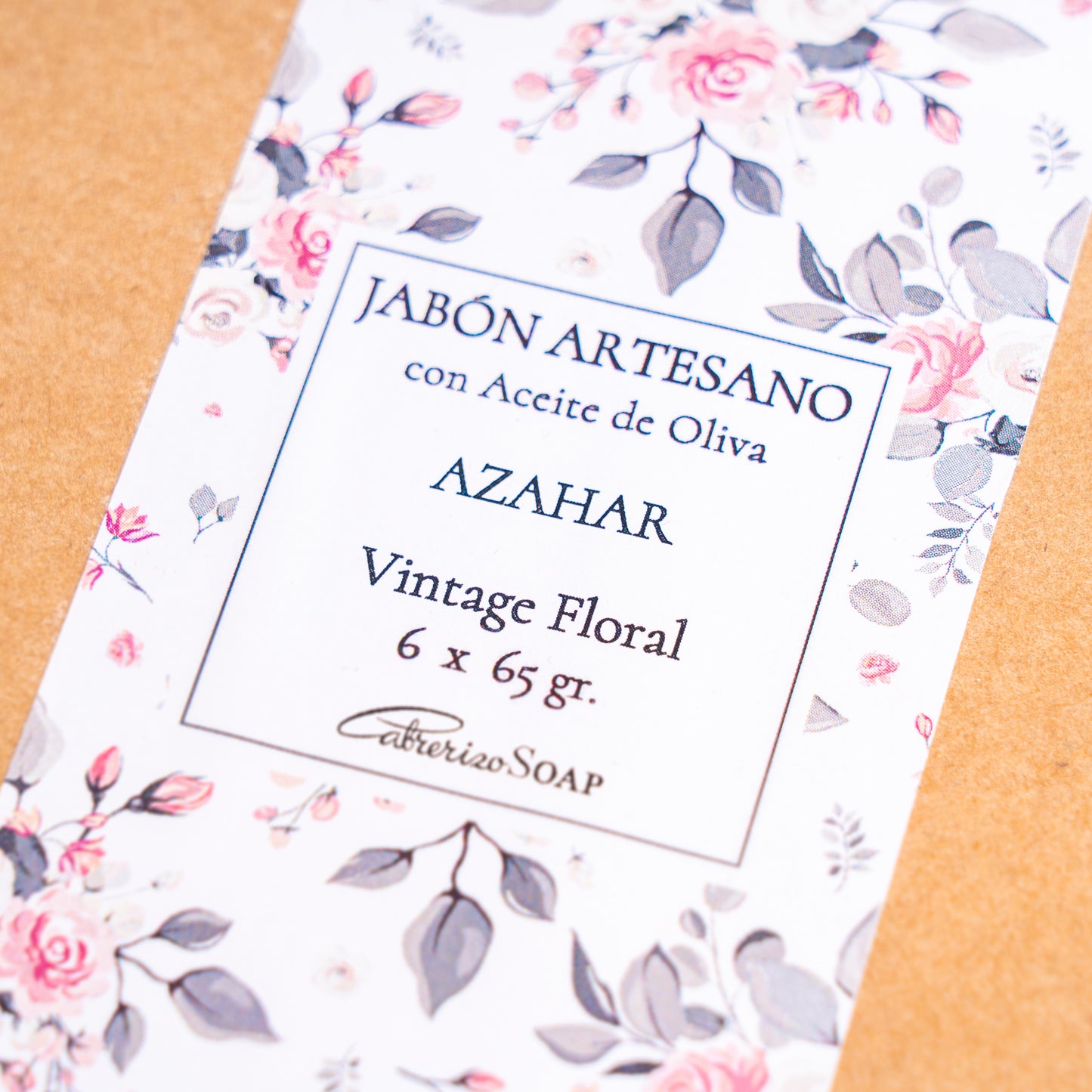 Azahar, Limón y Bergamota · Jabones Artesanales para regalar · 6 pastillas de jabón 65 gr.
