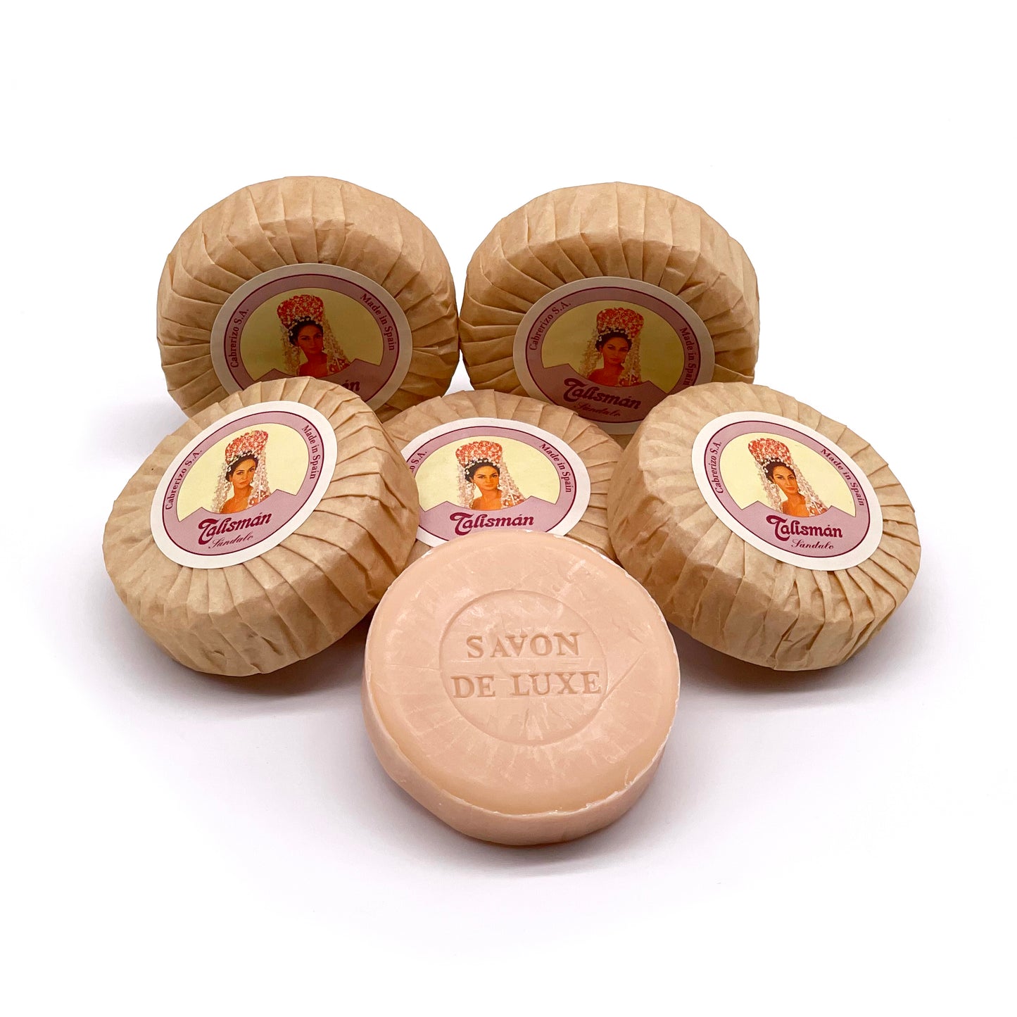 Estuche de 6 pastillas de Jabón Talismán · Sándalo · Años 80