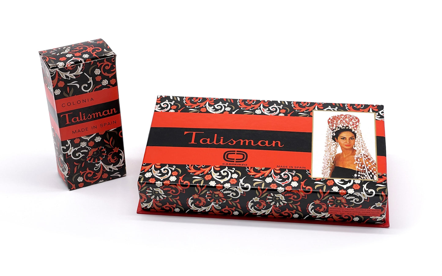 Estuche de 3 pastillas de Jabón Talismán y colonia · Años 70