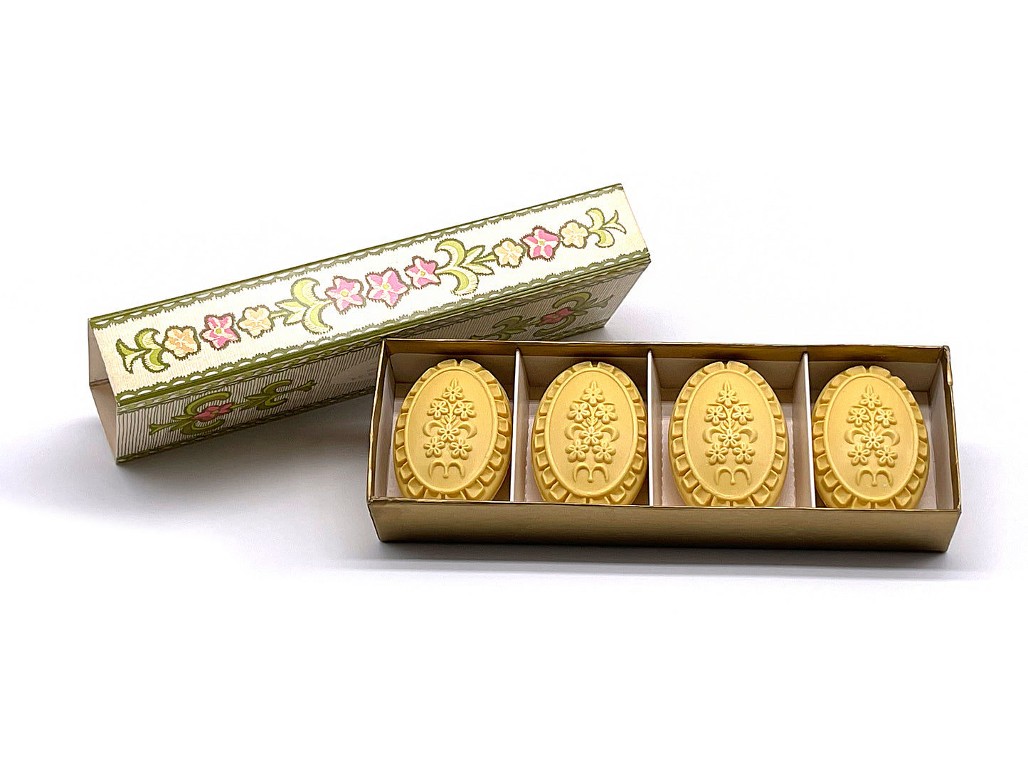 Estuche de 4 pastillas de Jabón vintage · Avon · Años 70
