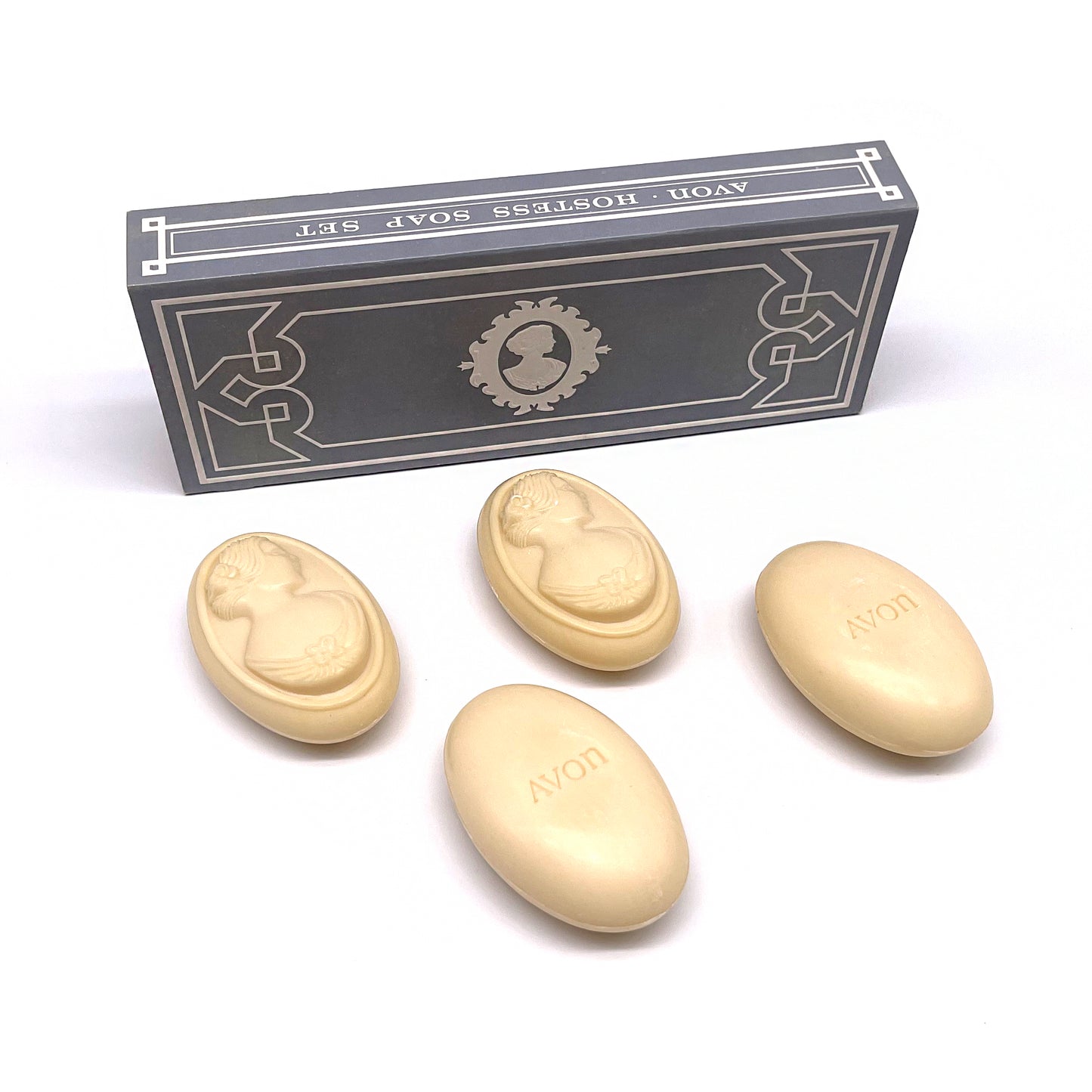 Estuche de 4 pastillas de Jabón vintage · Avon · Años 70