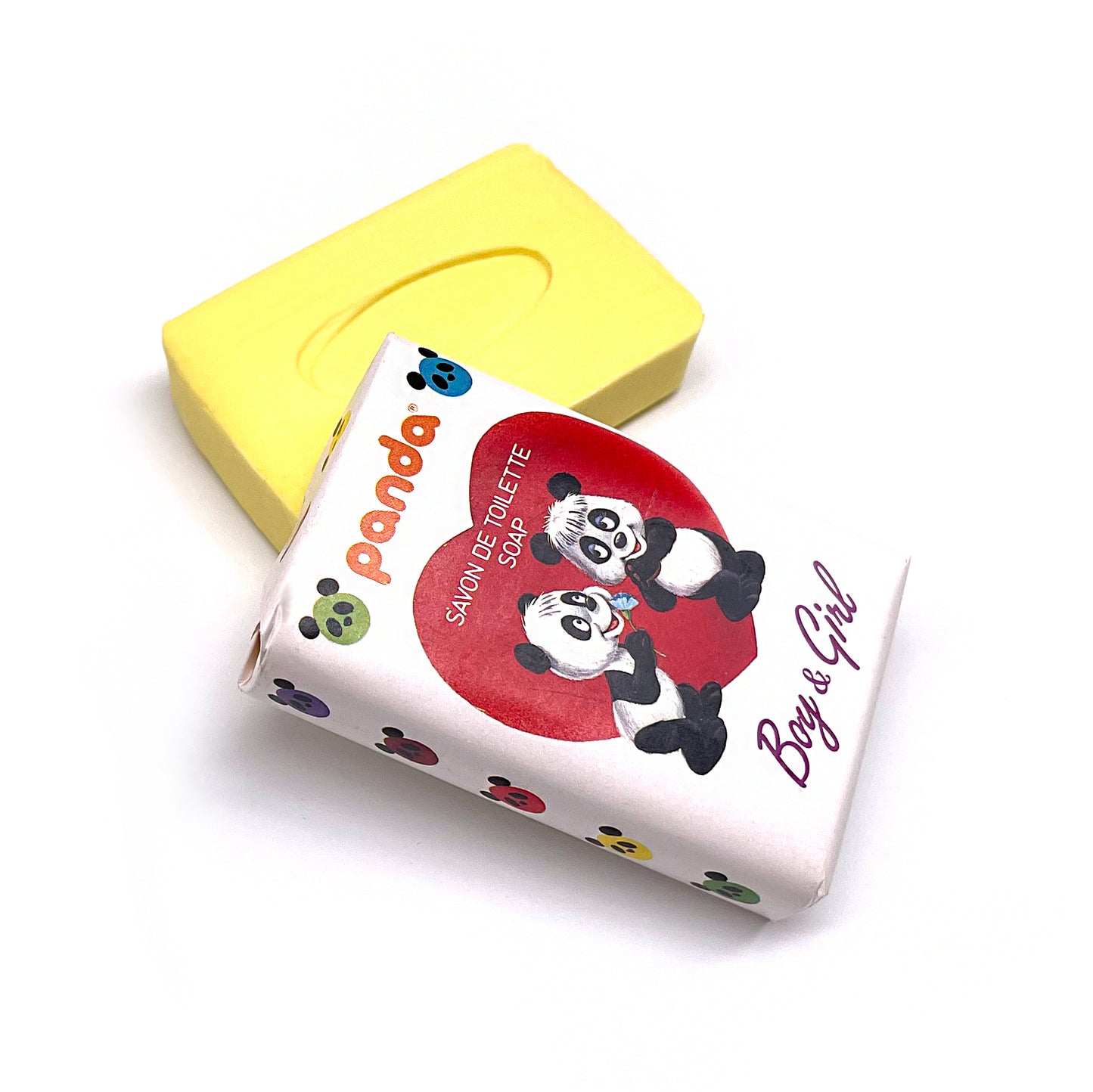 Jabones de tocador Panda · Años 80