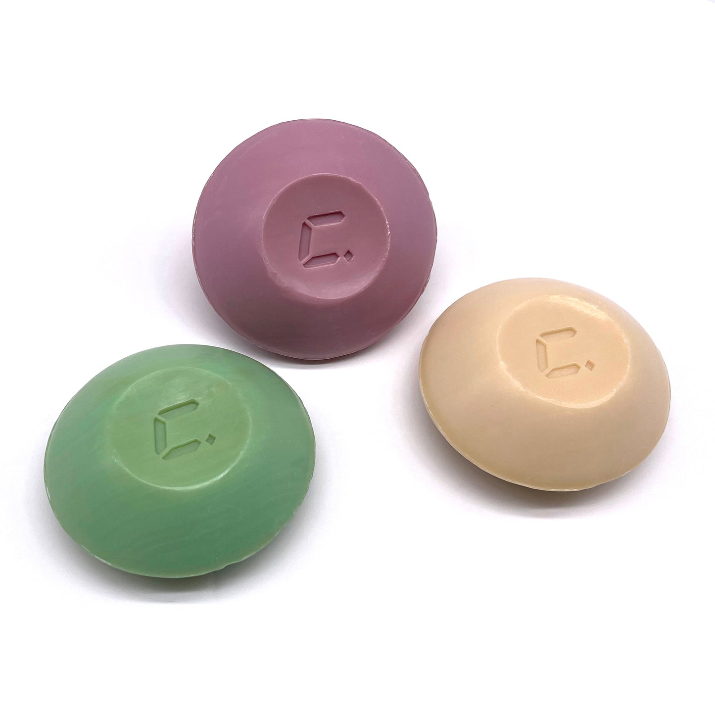 3 pastillas redondas Cabrerizo · Años 80