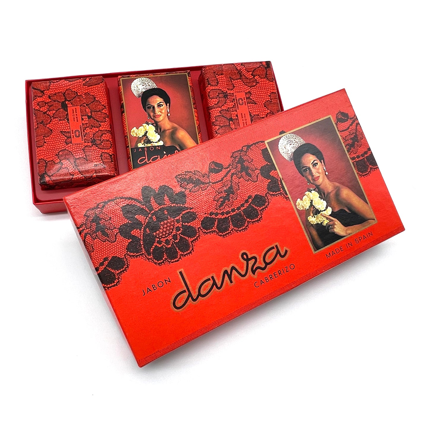 Estuche de 3 pastillas de Jabón · Danza · Años 60