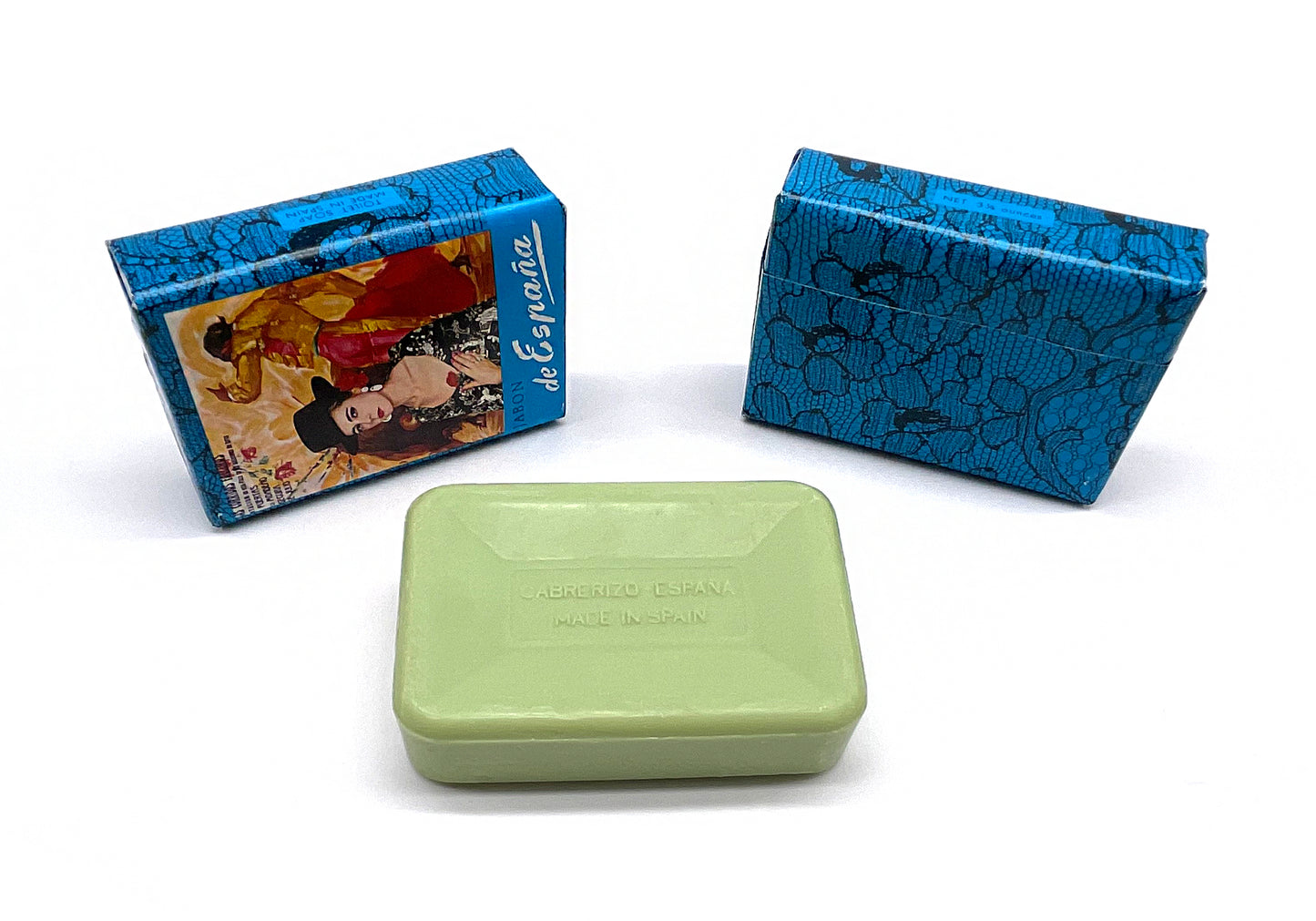 Estuche de 3 pastillas "Jabón de España" · Cabrerizo · Años 60