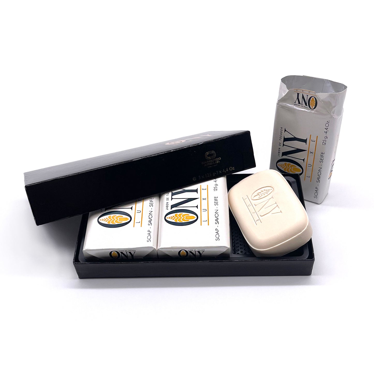 Estuche de 3 pastillas "Jabón Ony" · Cabrerizo · Años 80