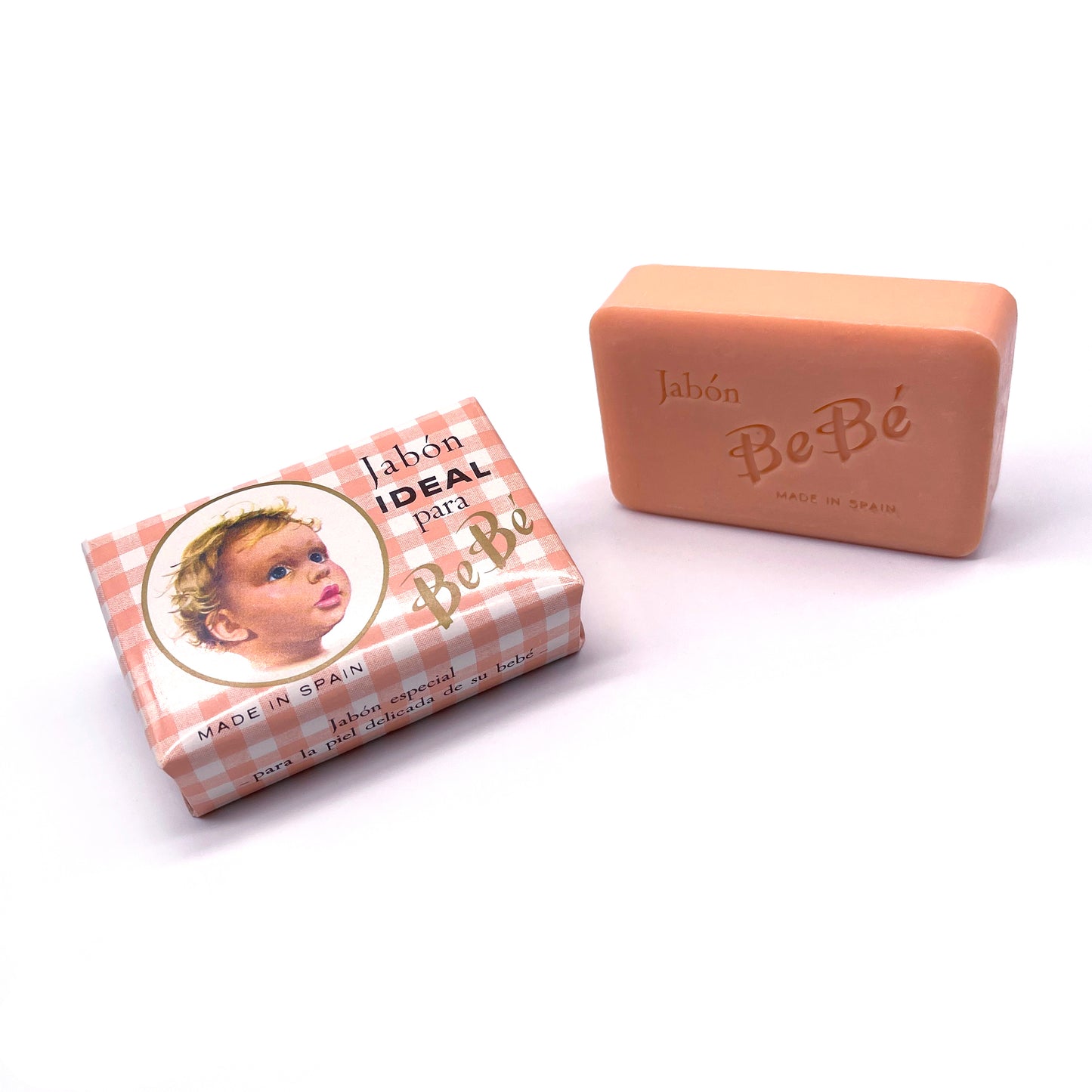 Estuche de 2 pastillas "para Bebé" rosa · Cabrerizo · años 60