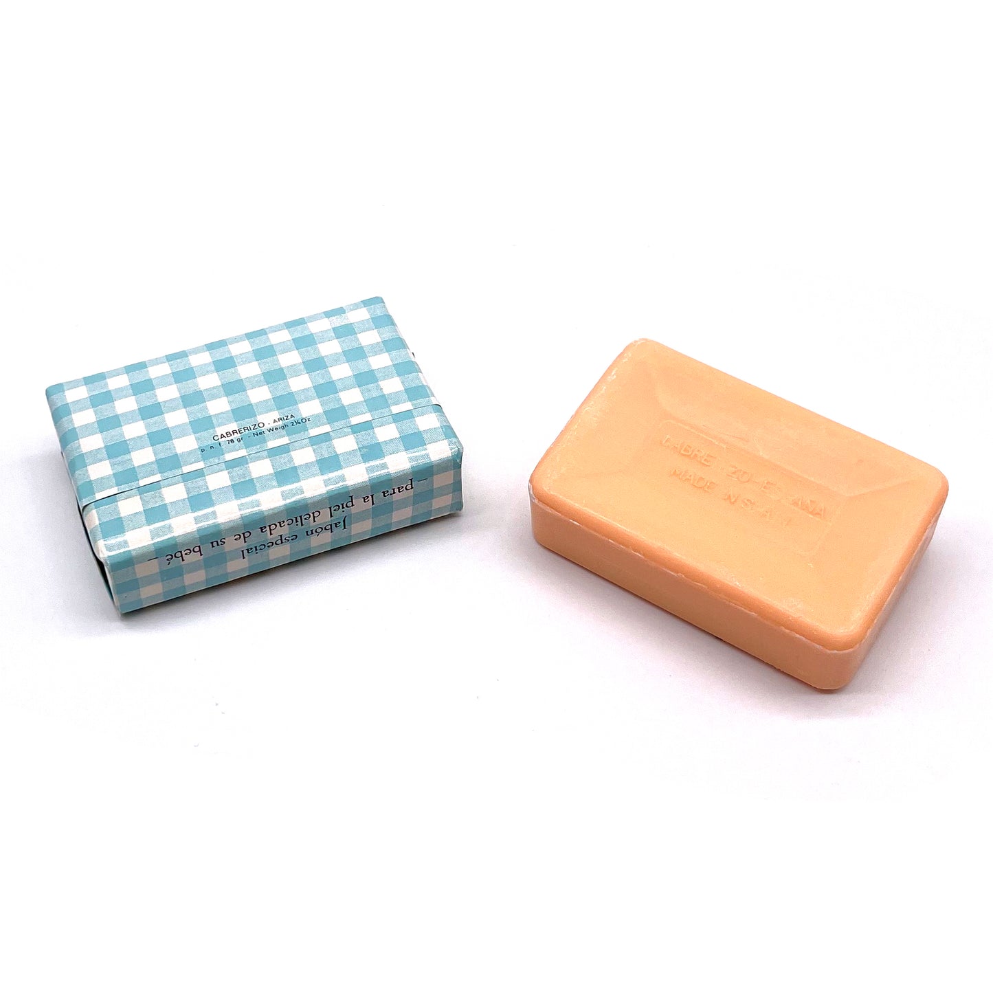 Estuche de 2 pastillas "para Bebé" azul · Cabrerizo · años 60