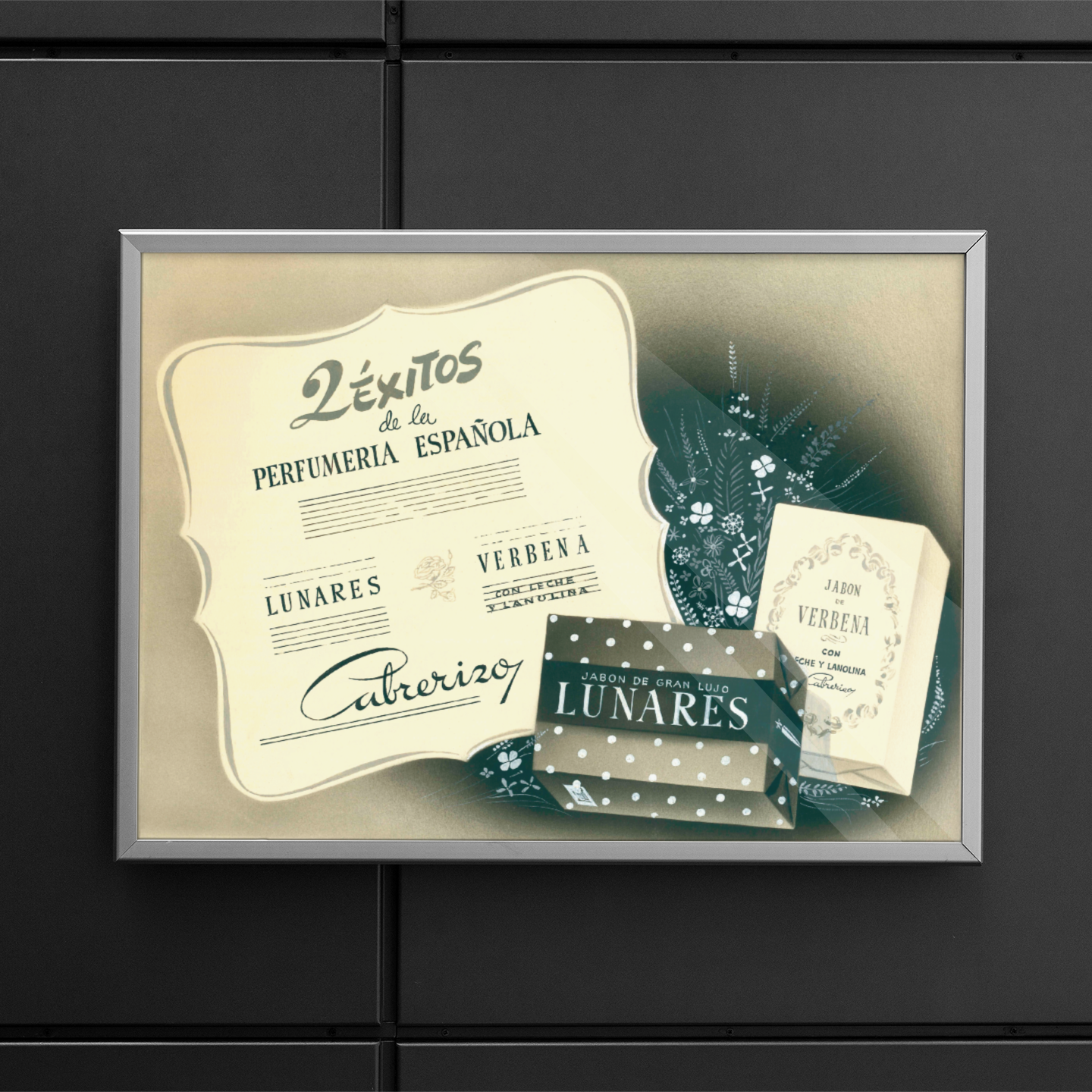 Diseño publicitario · años 40 · Verbena y Lunares · Cabrerizo