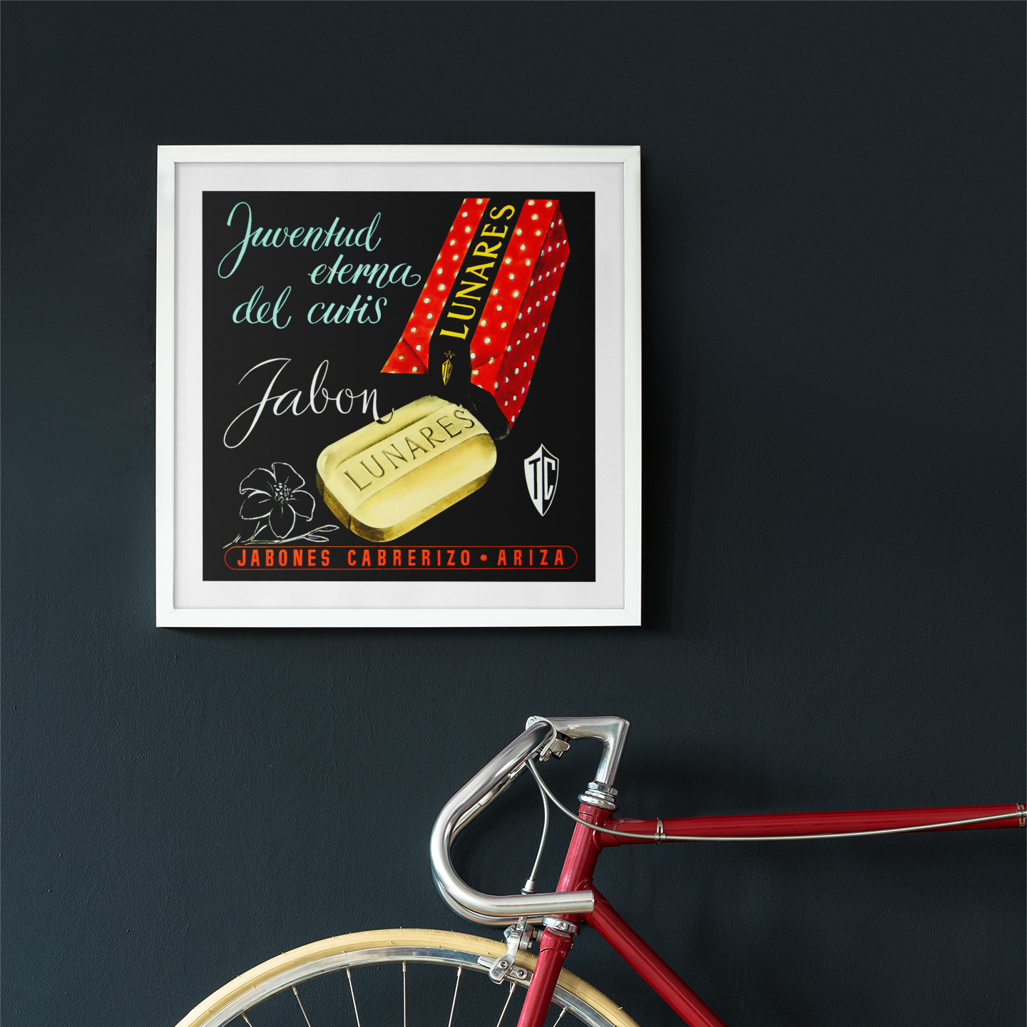 Anuncio publicitario · año 1930 · Jabón Lunares · Jabones Cabrerizo