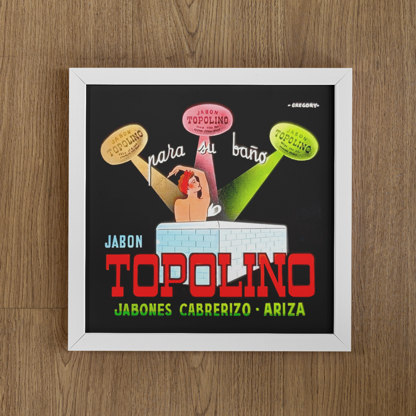 Anuncio publicitario · año 1910 · Topolino · Jabones Cabrerizo