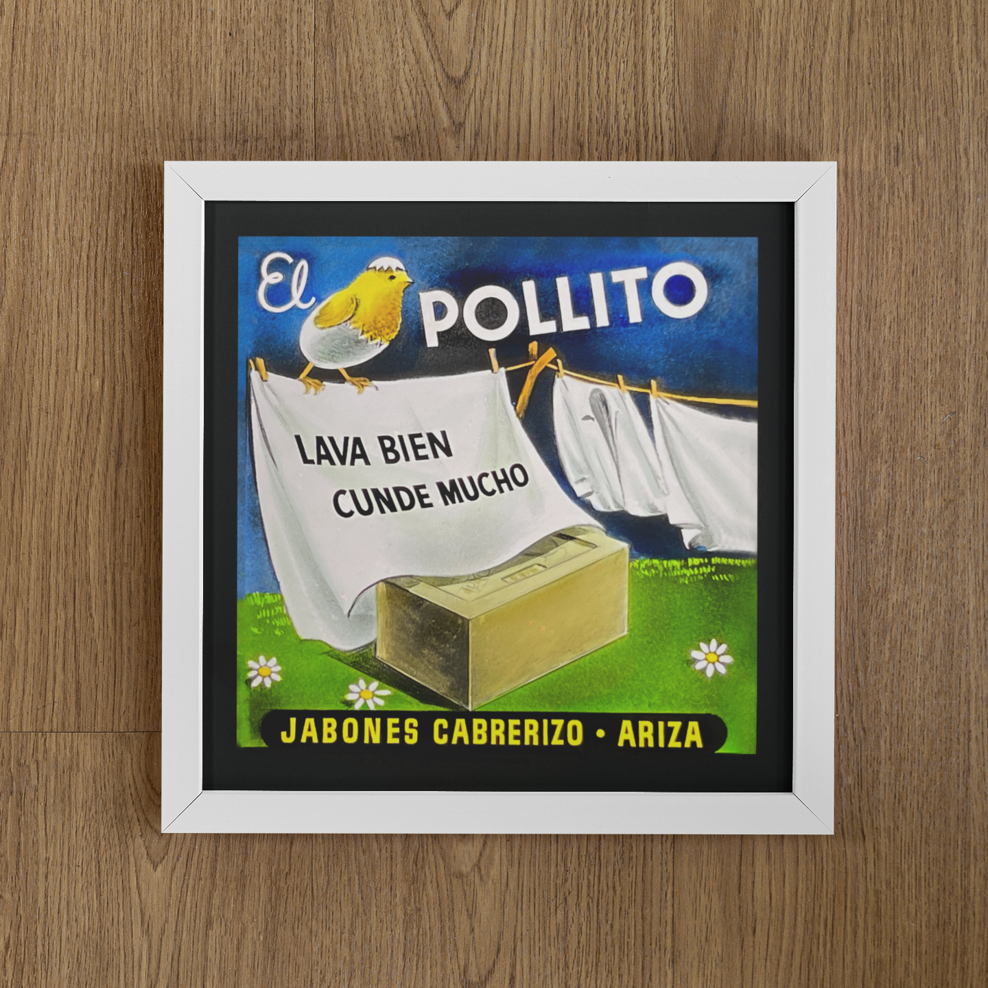 Anuncio publicitario · año 1910 · El Pollito · Jabones Cabrerizo