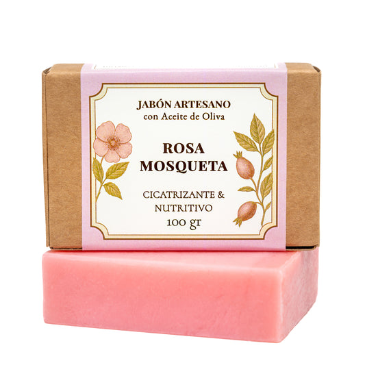 Rosa Mosqueta · 1 Jabón Artesanal 100 gr. de Rosa Mosqueta y Aceite de Oliva