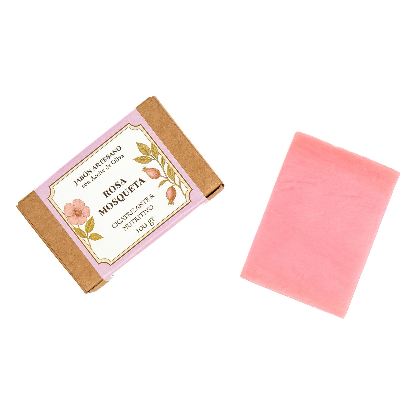 Rosa Mosqueta · 1 Jabón Artesanal 100 gr. de Rosa Mosqueta y Aceite de Oliva
