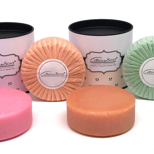 Jabones especiales · 6 Jabones Artesanos elaborados en frío · Colección Rosa Mosqueta, Argán y Aloe Vera