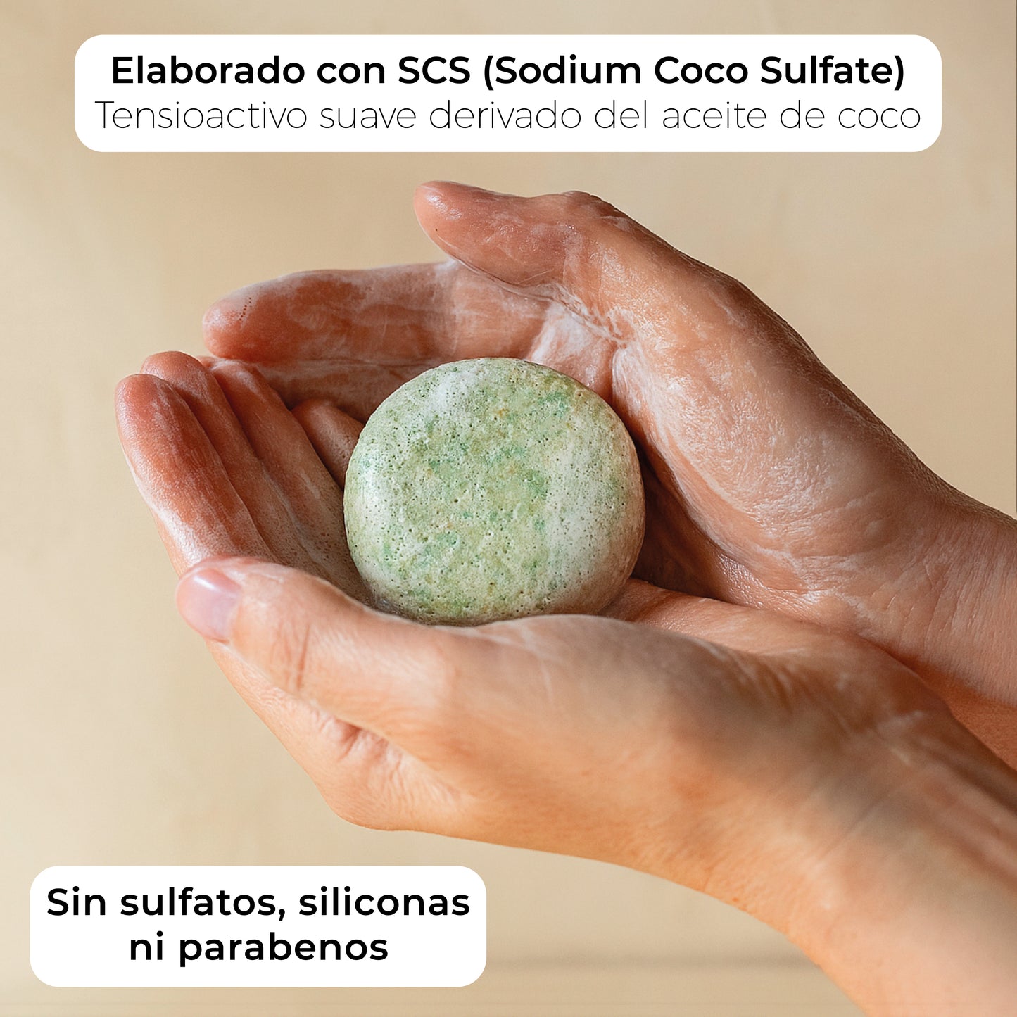Champús Sólidos · 3 Champús sólidos graso, seco y frecuente · 3 x 50 gr.