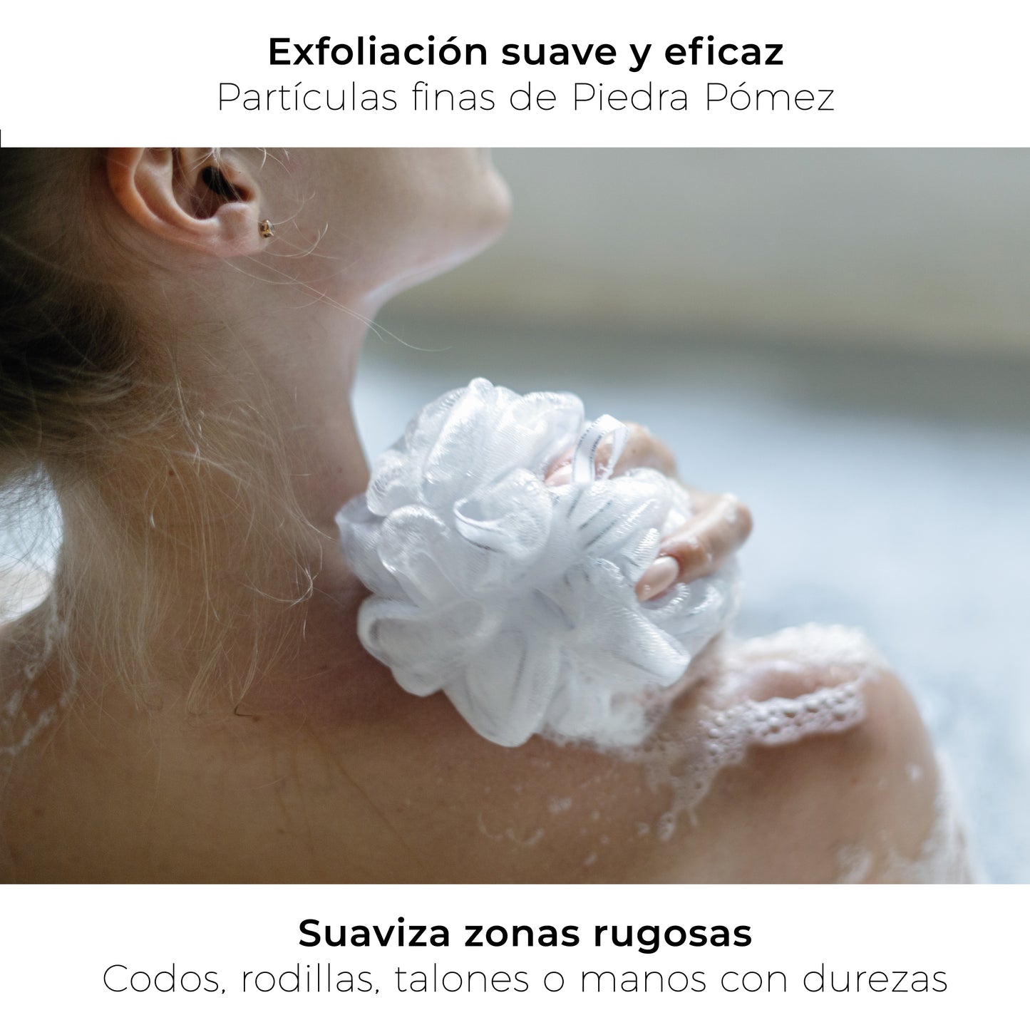 Exfoliante · 3 Jabones Artesanales de Piedra Pómez y Aceite de Oliva · 75 gr.