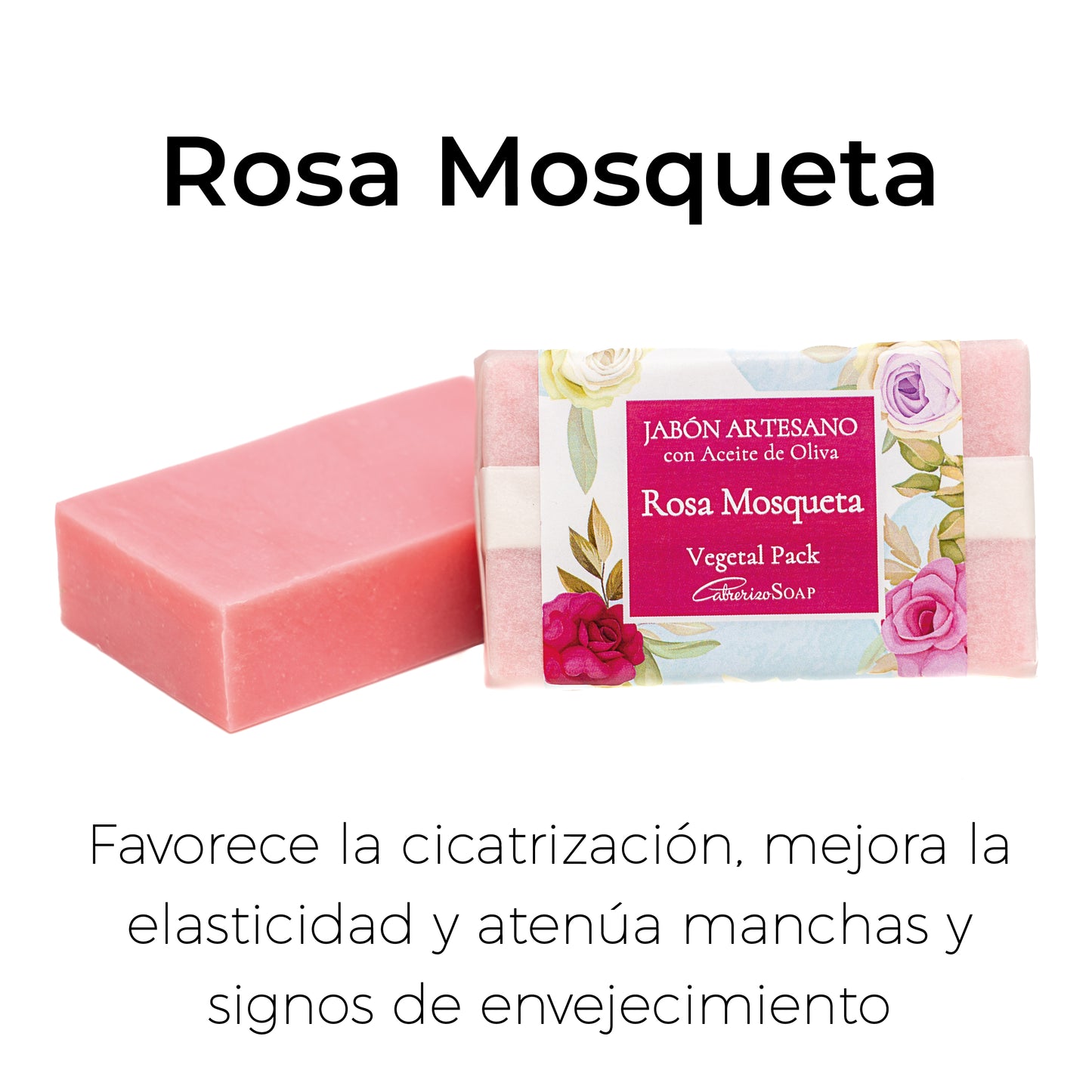 Karité, Argán, Rosa Mosqueta y Aloe · Jabones Artesanales para regalar · 4 pastillas de jabón 100 gr.
