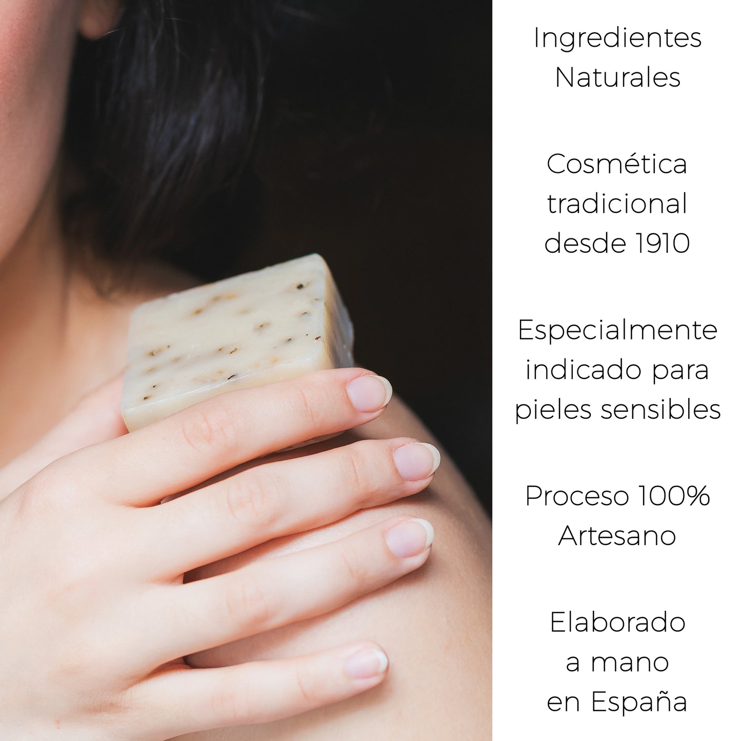 Aceite esencial de Menta y Hierbabuena · Jabones Artesanales para regalar · 6 pastillas de jabón 65 gr.