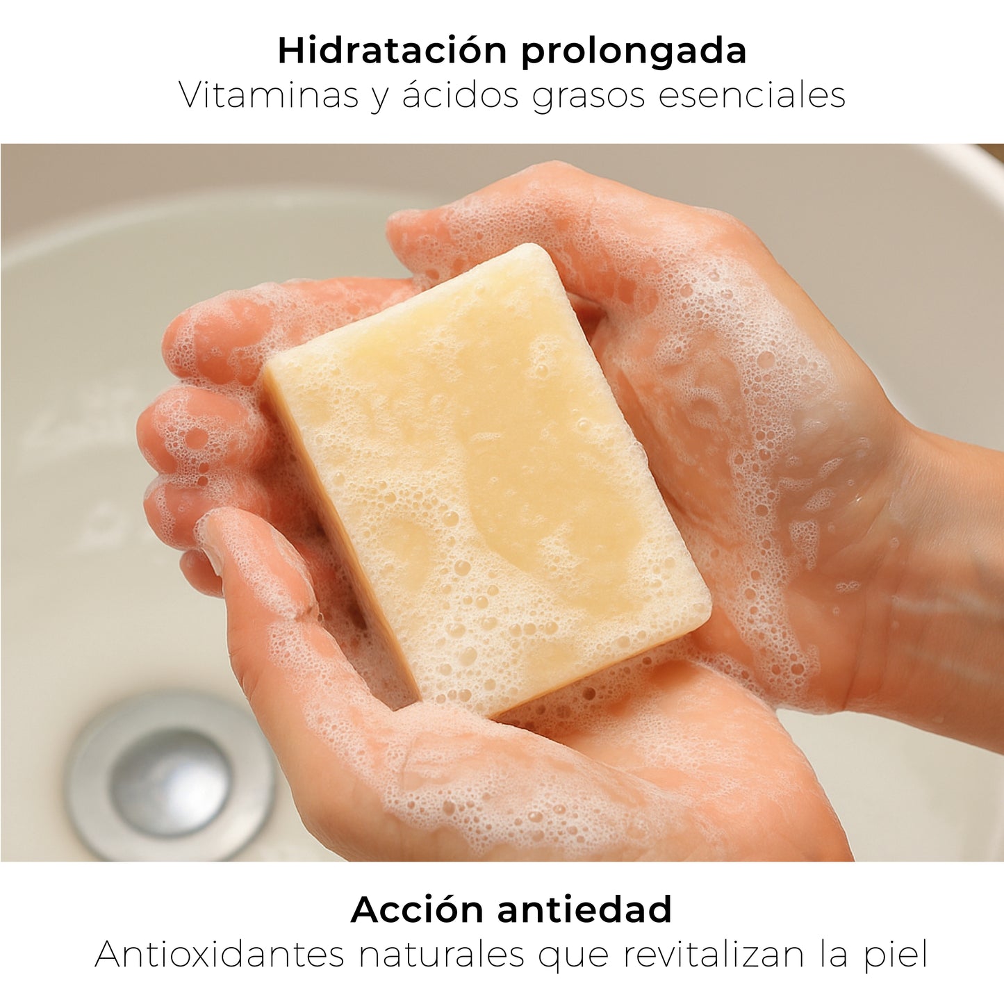 Leche de Burra · 1 Jabón Artesanal 100 gr. de Leche de Burra y Aceite de Oliva
